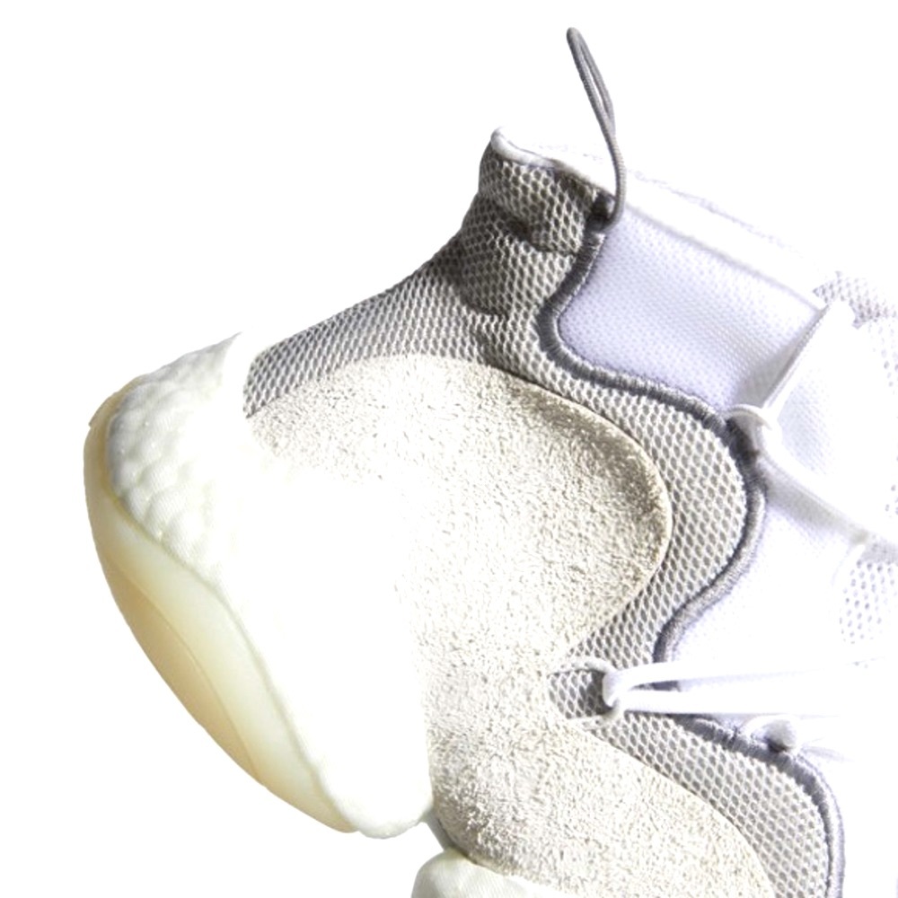 NWOT Men’s Size 6.5 (European Size 39.5) Adidas Crazy BYW Basketball Shoes White - Picture 3 of 15